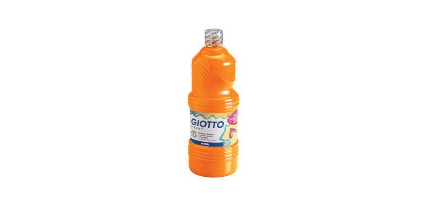 Gouache giotto flacon 1l coloris orange