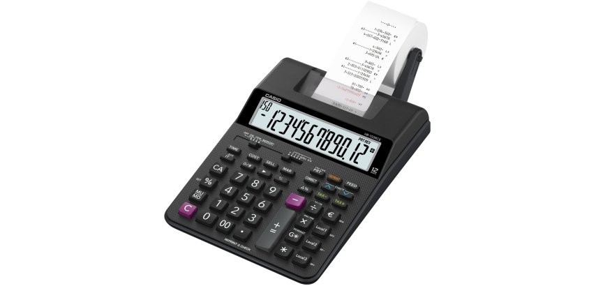 Casio HR-150RCE calcolatrice Desktop Calcolatrice con stampa Nero
