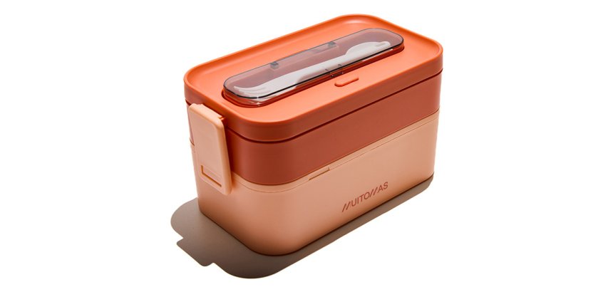 Muitomas LUNCHBOXLPF contenitore portapranzo Contenitore per il pranzo 1,7 L Plastica Pesca 1 pz