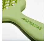 Muitomas HAIRBRUSHGN spazzola e pettine Adulto Spazzola piatta Verde 1 pz