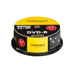 Intenso DVD-R 4.7GB, Bedruckbar, 16x 4,7 GB 25 Stück