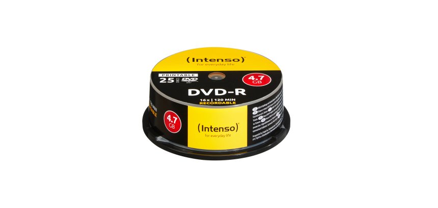Intenso DVD-R 4.7GB, Printable, 16x 25 pc(s)