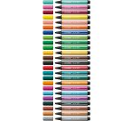 Feutre coloriage stabilo pen 68 max arty encre aquarellablepointe large biseautee etui carton 24 coloris assortis