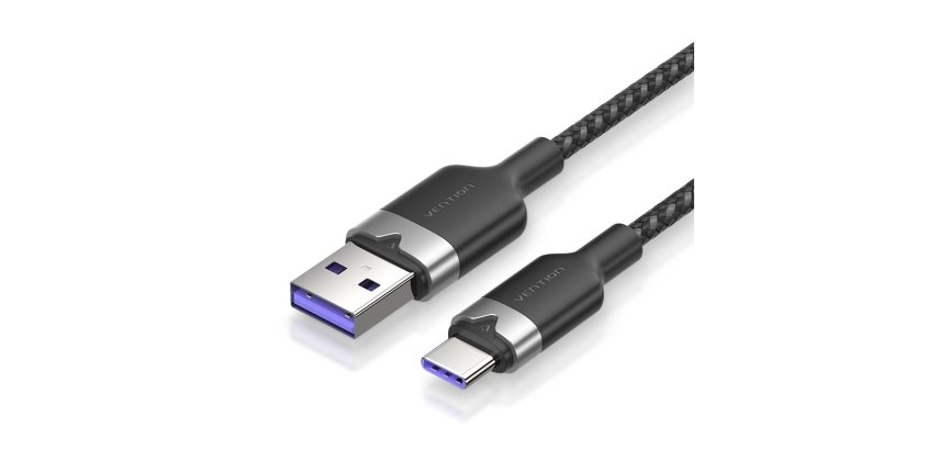 Vention CTOBF cable USB USB 2.0 1 m USB A USB C 0,48 Gbit/s 100 W Negro
