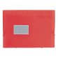 Trieur liderpapel polypropylène a4 210x297mm 700 microns 13 compartiments fermeture élastique translucide coloris rouge