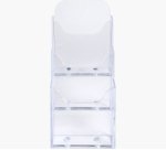 Distributeur de prospectus 3 compartiments DL (10X21cm) - Cristal