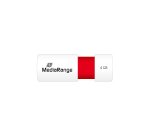 MediaRange MR970 lecteur USB flash 4 Go USB Type-A 2.0 Rouge, Blanc