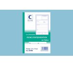 Manifold ficher d'intervention Elve 21 x 14 cm,  50 feuillets tripli