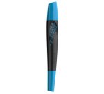 Roller a cartouche schneider breeze grip antiderapant      trait moyen encre bleu royal  effacable coloris noir-bleu