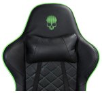 Deadwave DWGT0007 video game chair PC gaming chair Padded seat Black, Green
