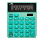 Calculadora liderpapel sobremesa xf24 10 digitos solar y pilas color verde 127x105x24 mm