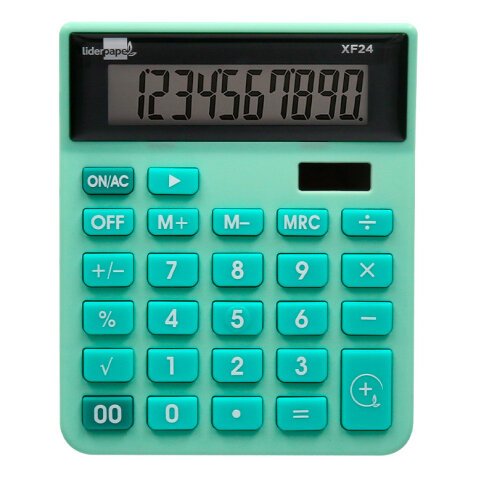 Liderpapel XF24 calculadora Escritorio Calculadora básica Azul