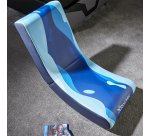X Rocker 2022085 Videospielstuhl Konsolenspielstuhl Gepolsterter Sitz Blau