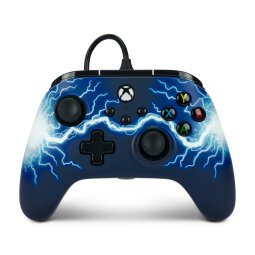 PowerA XBGP0190-01 Negro, Azul USB Gamepad PC, Xbox One, Xbox One S, Xbox One X