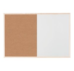 Bi-Office MX04106010 lavagna 600 x 450 mm Acciaio laccato/Sughero Magnetico