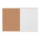 Bi-Office MX07106010 lavagna 900 x 600 mm Acciaio laccato/Sughero Magnetico