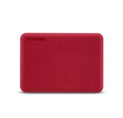 Toshiba Canvio Advance disco duro externo 2 TB 2.5" USB tipo A 2.0/3.2 Gen 1 (3.1 Gen 1) Rojo