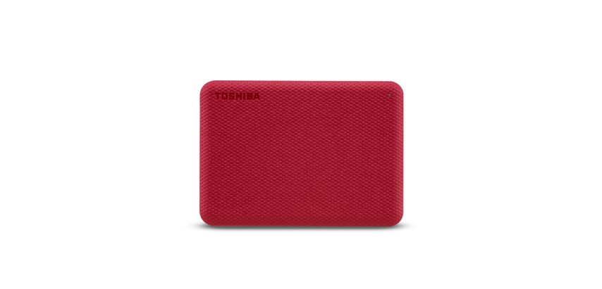Toshiba Canvio Advance disco duro externo 1 TB 2.5" USB tipo A 2.0/3.2 Gen 1 (3.1 Gen 1) Rojo