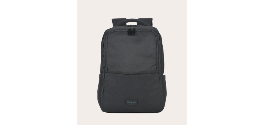Tucano BACKPACK LAPTOP 15.6 MACBOOK ACCS mochila Mochila de senderismo Negro Tereftalato de polietileno reciclado (rPET)