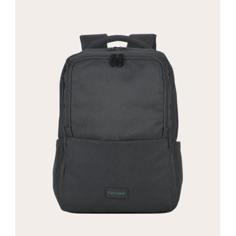 Tucano BACKPACK LAPTOP 15.6 MACBOOK ACCS mochila Mochila de senderismo Negro Tereftalato de polietileno reciclado (rPET)