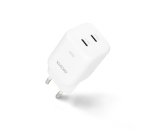 DICOTA D32186 chargeur d'appareils mobiles Ordinateur portable, Smartphone, Tablette Blanc Secteur Charge rapide Intérieure