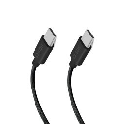 SBS Câble USB tressé USB C 3.2 (10Gb/s), 1m50 noir