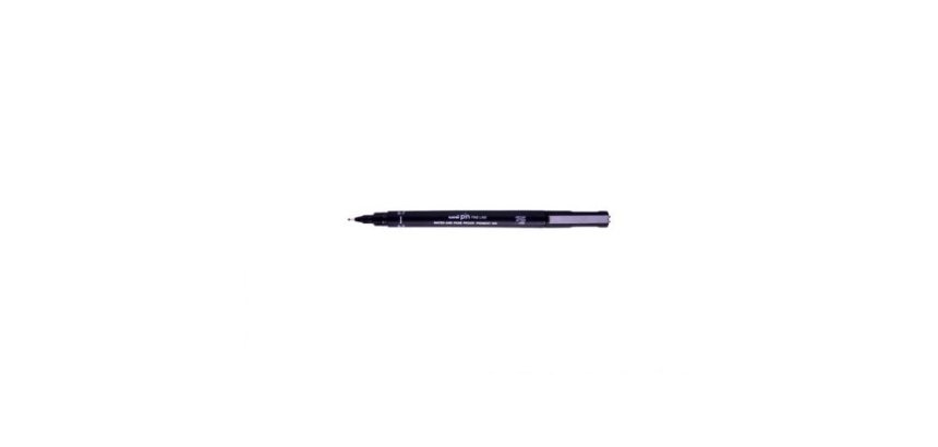 Feutre technique uniball pointes calibrees 0,7mm encre noir trace net et precis