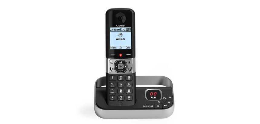 Alcatel F890 Telefono DECT Identificatore di chiamata Nero