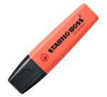 Surligneur stabilo boss original pastel encre base    eau pointe biseautee largeur  trace 2/5mm coloris douceur