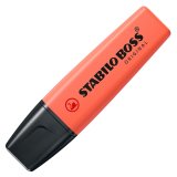 Surligneur stabilo boss original pastel encre base    eau pointe biseautee largeur  trace 2/5mm coloris douceur