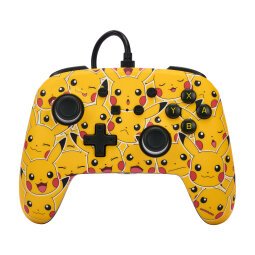 PowerA NSGP0083-01 mando y volante Negro, Rojo, Amarillo USB Gamepad Analógico Nintendo Switch