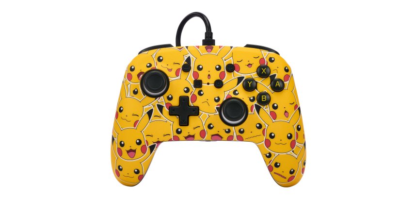 PowerA NSGP0083-01 mando y volante Negro, Rojo, Amarillo USB Gamepad Analógico Nintendo Switch