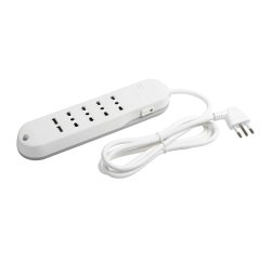 bticino Slim 1.5 m 4 AC outlet(s) Indoor White
