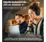 T'nB ACTIVLIGHT casque Avec fil &sans fil Arceau Business/Everyday USB Type-C / USB Type-A Bluetooth Noir