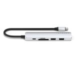 Satechi ST-P6SS hub & concentrateur USB Type-C 10000 Mbit/s Argent