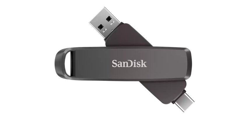 SanDisk SDDDE1-512G-G46 USB-Flash-Laufwerk 512 GB USB Typ-C/USB Typ-A 3.2 Gen 2 (3.1 Gen 2) Schwarz