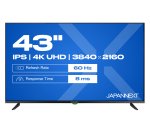 JAPANNEXT JN-IPS430UHD60F écran plat de PC 109,2 cm (43") 3840 x 2160 pixels 4K Ultra HD LCD Noir