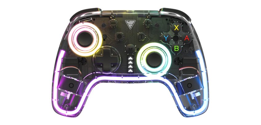 Dragonshock Orion Glow Nero Bluetooth Gamepad Analogico/Digitale Nintendo Switch