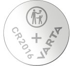 Varta LITHIUM Coin CR2016 (Batteria a bottone, 3V) Blister da 2