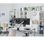 Durable 509723 flat screen support for desk 81.3 cm (32") Wall Silver