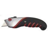 Cutter xd-8300 q-connect en metal et caoutchouc lame 18mm retrtactable interchangeable  avec frein de securite