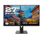 JAPANNEXT JN-IPS27FHDR-C65W-HSP écran plat de PC 68,6 cm (27") 1920 x 1080 pixels Full HD LED Noir