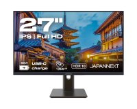 JAPANNEXT JN-IPS27FHDR-C65W-HSP écran plat de PC 68,6 cm (27") 1920 x 1080 pixels Full HD LED Noir