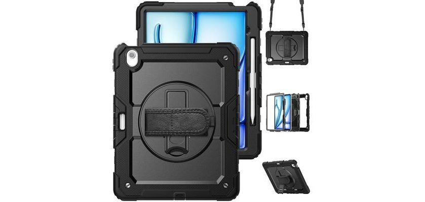 Just in Case 8504791 étui pour tablette 33 cm (13") Housse Noir