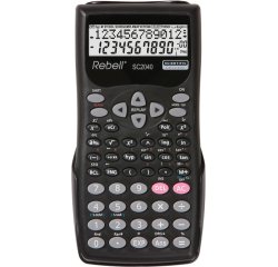 Rebell SC2040 calcolatrice Tasca Calcolatrice scientifica Nero