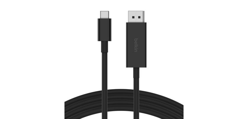 Belkin AVC014bt2MBK 2 m USB Type-C DisplayPort Noir