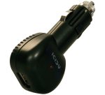 ICIDU PI-707713 Caricabatterie per dispositivi mobili Nero AC, Accendisigari Auto, Interno, Esterno