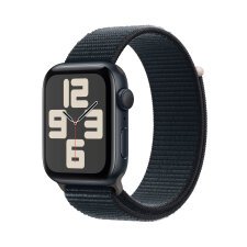 Apple Watch SE OLED 44 mm Numérique 368 x 448 pixels Écran tactile Noir Wifi GPS (satellite)