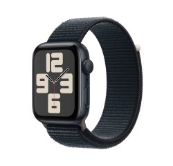 Apple Watch SE GPS 44mm Midnight Aluminium Case with Midnight Sport Loop