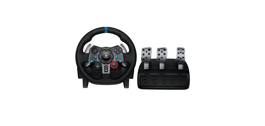 Logitech G 941-000112 mando y volante Negro USB Volante + Pedales Analógico PC, PlayStation 4, PlayStation 5, Playstation 3
